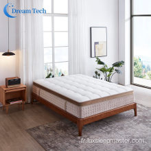 Matelas de lit à ressorts ensachés à compression professionnelle d&#39;exportation